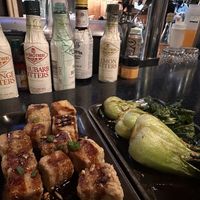 Tofu entree and app  at Bonifacio in Columbus