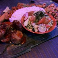 Mix of vegan options  at Bonifacio in Columbus