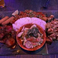 Mix of vegan options   at Bonifacio in Columbus