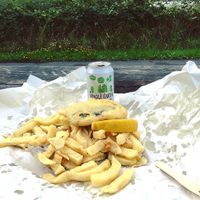 Tofish and chips! at Matter Fastfoods in Bristol