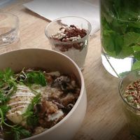 A good combo at BOL Porridge Bar in Paris