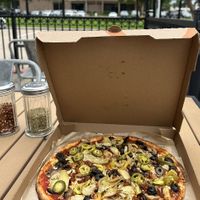Loved this fully vegan pizza! And I love that they don't charge extra for the vegan options.  at Blaze Pizza in Webster