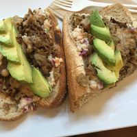 Reuben at PlantPure Cafe in Philadelphia