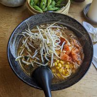 Vegan ramen at Mr Ramen in Copenhagen
