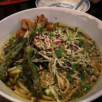Curry udon made vegan - very flavorful, spicy and delicious  at Tongue in Cheek in St Paul
