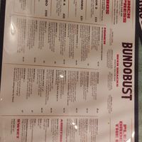 Menu, well labelled as vegan and gf at Bundobust in Manchester