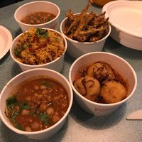 vegan selection!  at Bundobust in Manchester