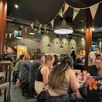 Seating area   at Bundobust in Manchester