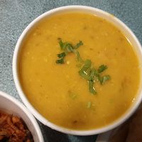 Tarka dhal and rice at Bundobust in Manchester