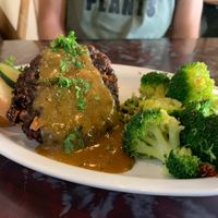 Lentil meat loaf at Sanctuary Vegan Cafe in Knoxville