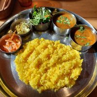 Lunch set 1100 yen at Aashirwad in Kanazawa