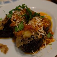 Stuffed Eggplant at Aashirwad in Kanazawa