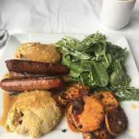 Biscuits and gravy  at Vegano in Montreal
