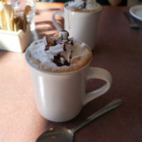 Mocha with whipped cream... It doesn't get any better than this at Vegano in Montreal