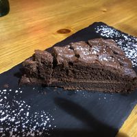 Vegan Chocolate Cake at Stoned Pizza in Dublin