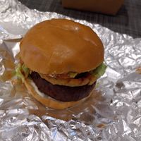 Vegan burger at Stoned Pizza in Dublin