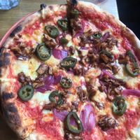 Vegan pulled pork  at Stoned Pizza in Dublin