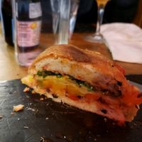 Vegan spicy chickun roll at Stoned Pizza in Dublin