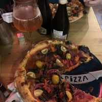 Vegan Mix and Baladin Nora Beer at Stoned Pizza in Dublin