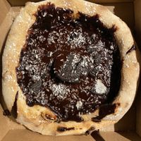 Vegan chocolate pizza at Stoned Pizza in Dublin