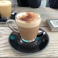 vegan hot chocolate  at The Apple Pie in Ambleside
