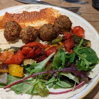 Falafel wrap #Veganuary at The Apple Pie in Ambleside