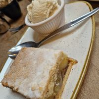 Apple pie & ice cream. at The Apple Pie in Ambleside