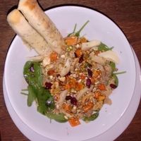 Tabouleh salad with bread sticks at Woodstone in Almere