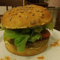 Ganesha burger at Mantra Gastronomia e Arte in Porto Alegre