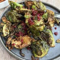 Brussels sprouts (delicious!)  at Zaytinya in Washington