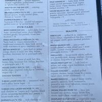 menu  at The Hollow in Albany