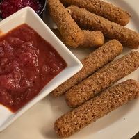 Vegan Mozzarella sticks at The Hollow in Albany