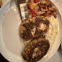 Vegan jerk chicken. Saltiest food ever, DO NOT ORDER   at The Hollow in Albany