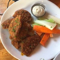 Hot seitan wings at The Hollow in Albany