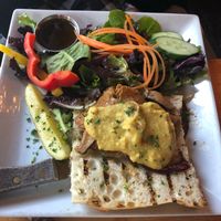 Seitan phili cheesesteak  at The Hollow in Albany