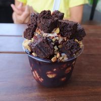 Chocolate sundae at Girls and Boys in Fitzroy
