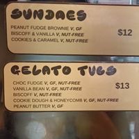 Sundaes and gelato at Girls and Boys in Fitzroy