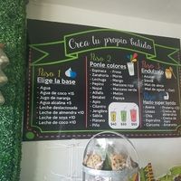 menu board June 2017 at Tiki Fresh Food in Puerto Penasco