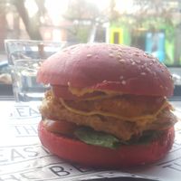 Morrissey burger at The b.east in Brunswick East