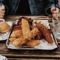 Bbq plate  at The b.east in Brunswick East