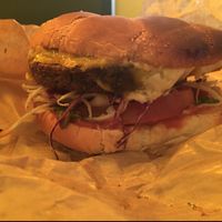 tease burger  at GreenBurger - Vesterbrogade in Copenhagen