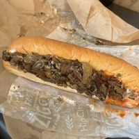 philly cheesesteak !!!! huge and easy to split with a friend   at HipCityVeg - Broad St in Philadelphia
