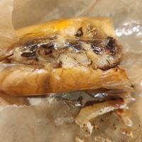 Half! It almost didn't make it is. This photo! Delicious! at HipCityVeg - Broad St in Philadelphia