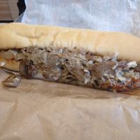 Excellent Philly cheese steak at HipCityVeg - Broad St in Philadelphia