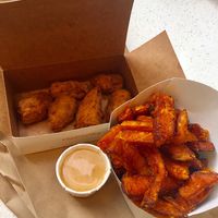 6 piece nuggets and fries  at HipCityVeg - Broad St in Philadelphia