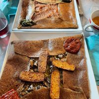 Galette "tokyo" and galette "lima" at Ty Veg in Perros-guirec