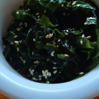 Wakame salad. at V-Ramen - Alvaro Obregon in Mexico City