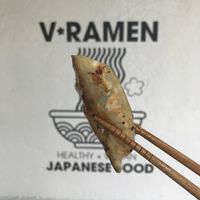 Gyozo  at V-Ramen - Alvaro Obregon in Mexico City