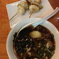 Vegan shoyu with classic noodles  at V-Ramen - Alvaro Obregon in Mexico City