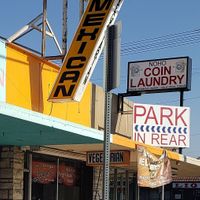 Front on Victory Blvd. at Leonor's Mexican Restaurant in North Hollywood